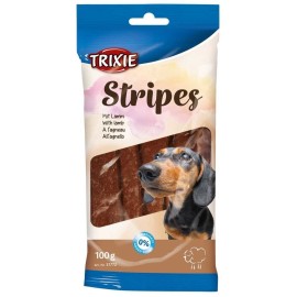 Trixie Stripes, recompense cu miel pentru câini, 100 g (10 bucăți)