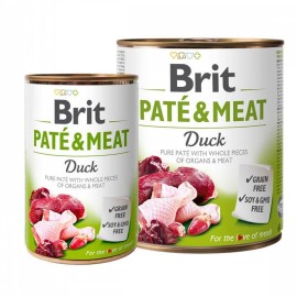 Brit Pate & Meat, pate cu rață și pui pentru câini, 800 g