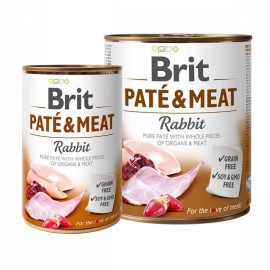 Brit Pate & Meat, pate cu iepure și pui pentru câini, 800 g