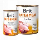 Brit Pate&Meat, pate cu curcan și pui pentru câini, 800 g