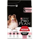 Purina Pro Plan Medium Adult Sensitive Skin, cu somon pentru câini, 1 kg (la cântar) 