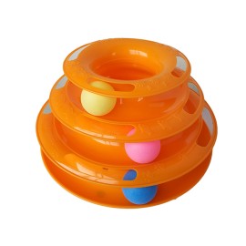 Jucărie interactivă pentru pisici,  3 niveluri 