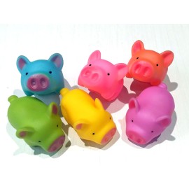 Jucărie ”Porc” de vinil L-5,5 cm