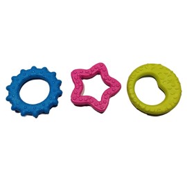 Jucărie "Cerc",  "Stea" din cauciuc 