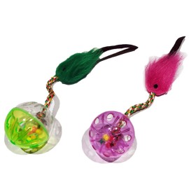 Jucărie șoarece în minge 