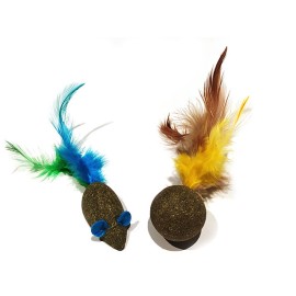 Jucărie din mentă și pene 