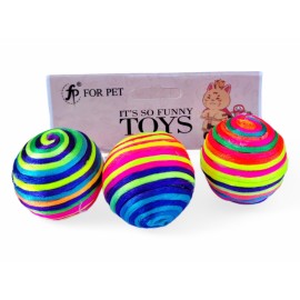 Jucărie "Minge Curcubeu", 4 cm