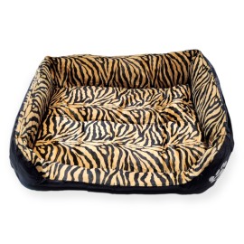 Pat (culcuș) "Leopard" pentru animale, 68x55x16 cm