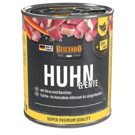 Belcando Chicken & Duck, cu pui și rață, mei și morcovi pentru câini, 800 g