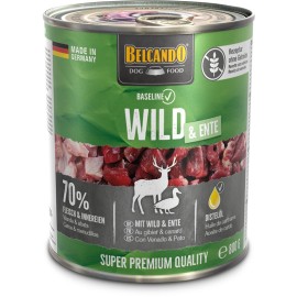 Belcando Wild&Ente, cu căprioară și rață pentru câini, 800 g