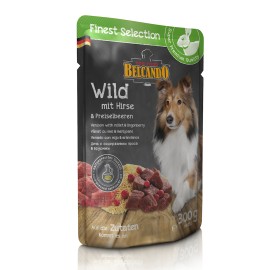 Belcando Wild, cu vânat, mei și merișoare de munte pentru câini, 300 g