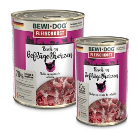 Bewi Dog, pate cu pui și inimă pentru câini, 400 g