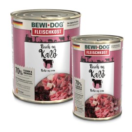 Bewi Dog, pate cu vițel pentru câini, 400 g