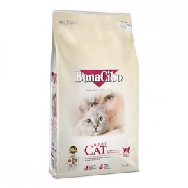 BonaCibo Adult Cat Chicken With Anchovy&Rice, cu pui, anșoa și orez pentru pisici, 1 kg (la cântar)