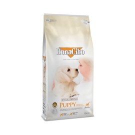 BonaCibo Hypoallergenic Puppy Chicken with Anchovy&Rice, cu pui și orez pentru căței, 15 kg