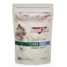 BonaCibo for Adult Cats with Liver, cu ficat în sos pentru pisici, 85 g