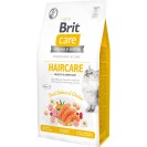 Brit Care Haircare Healthy&Shiny Coat, cu somon și pui pentru pisici, 1 kg (la cântar)