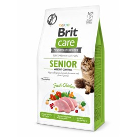 Brit Care Senior Weight Control, cu pui pentru pisici, 7 kg