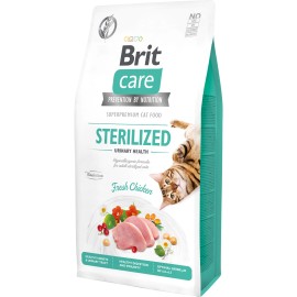 Brit Care Sterilized Urinary Health, cu pui pentru pisici, 1 kg (la cântar)