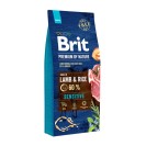 Brit Premium Lamb&Rice Sensitive, cu miel și orez pentru câini, 15 kg