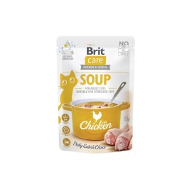 Brit Care Soup with Chicken, cu pui pentru pisici, 75 g