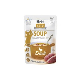 Brit Care Soup with Duck, cu rață pentru pisici, 75 g