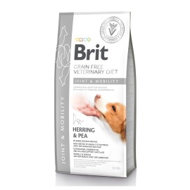 Brit Grain-Free Veterinary Diet Joint&Mobility, cu hering și mazăre pentru câini, 12 kg