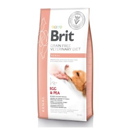 Brit Grain-Free Veterinary Diet Renal, cu ou și mazăre pentru câini, 12 kg