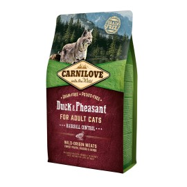 Carnilove Duck & Pheasant, cu rață și fazan pentru pisici, 2 kg
