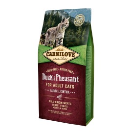 Carnilove Duck & Pheasant, cu rață și fazan pentru pisici, 6 kg