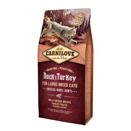 Carnilove Duck & Turkey, cu rață și curcan pentru pisici, 6 kg