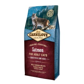 Carnilove Salmon, cu somon pentru pisici, 6 kg