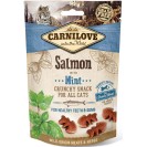 Carnilove Salmon with Mint, recompense cu somon și mentă pentru pisici, 50 g