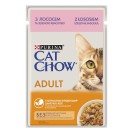 Cat Chow Adult 1+, cu miel și fasole verde în jeleu pentru pisici, 85 g