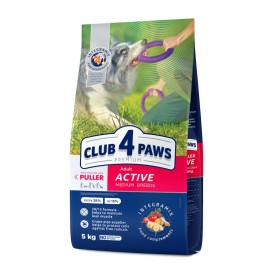 Club 4 Paws Active Medium Breeds, cu pui pentru câini, 5 kg