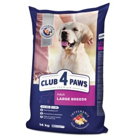 Club 4 Paws Adult Large Breeds, cu pui pentru câini, 1 kg (la cântar) 