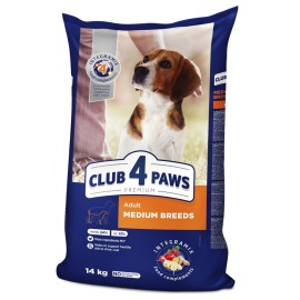 Club 4 Paws Adult Medium Breeds, cu pui pentru câini, 1 kg (la cântar)