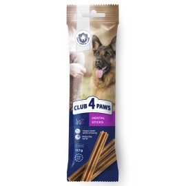 Club 4 Paws Dental Sticks, bețișoare de mestecat pentru câini, 117 g (3 bucăți)