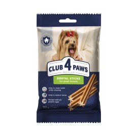 Club 4 Paws Dental Sticks, bețișoare de mestecat pentru câini, 110 g (7 bucăți)