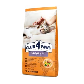 Club 4 Paws Indoor 4 in 1 with Lamb, cu miel pentru pisici, 1 kg (la cântar)