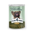 Club 4 Paws Selection Chicken&Turkey, pate cu pui și curcan pentru câini, 400 g