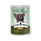 Club 4 Paws Selection Chicken&Beef, pate cu pui și vită pentru câini, 400 g