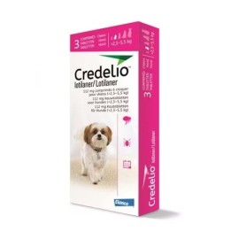 Credelio 112 mg pentru câini 2,5-5,5 kg (1 tabletă)