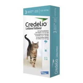Credelio 48 mg pentru pisici 2,0-8,0 kg (1 tabletă)