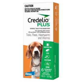 Credelio Plus 225 mg pentru câini 5,5-11 kg (1 tabletă)