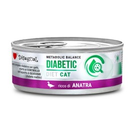 Disugual Diabetic Diet Cat, cu rață pentru pisici, 85 g
