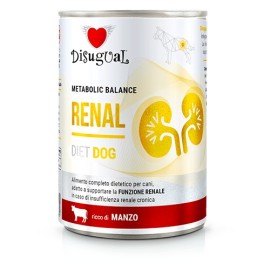 Disugual Renal Diet Dog, cu vită pentru câini, 400 g