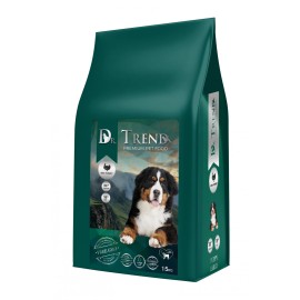 Dr. Trend Puppy Large, cu curcan pentru căței, 15 kg