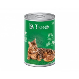 Dr. Trend With Turkey, cu curcan pentru pisici, 400 g