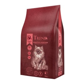 Dr. Trend Sensitive Digestion, cu somon pentru pisici, 15 kg